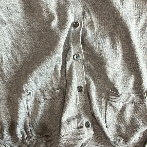 Banana republic grey thin cardigan - Picture 3 of 4